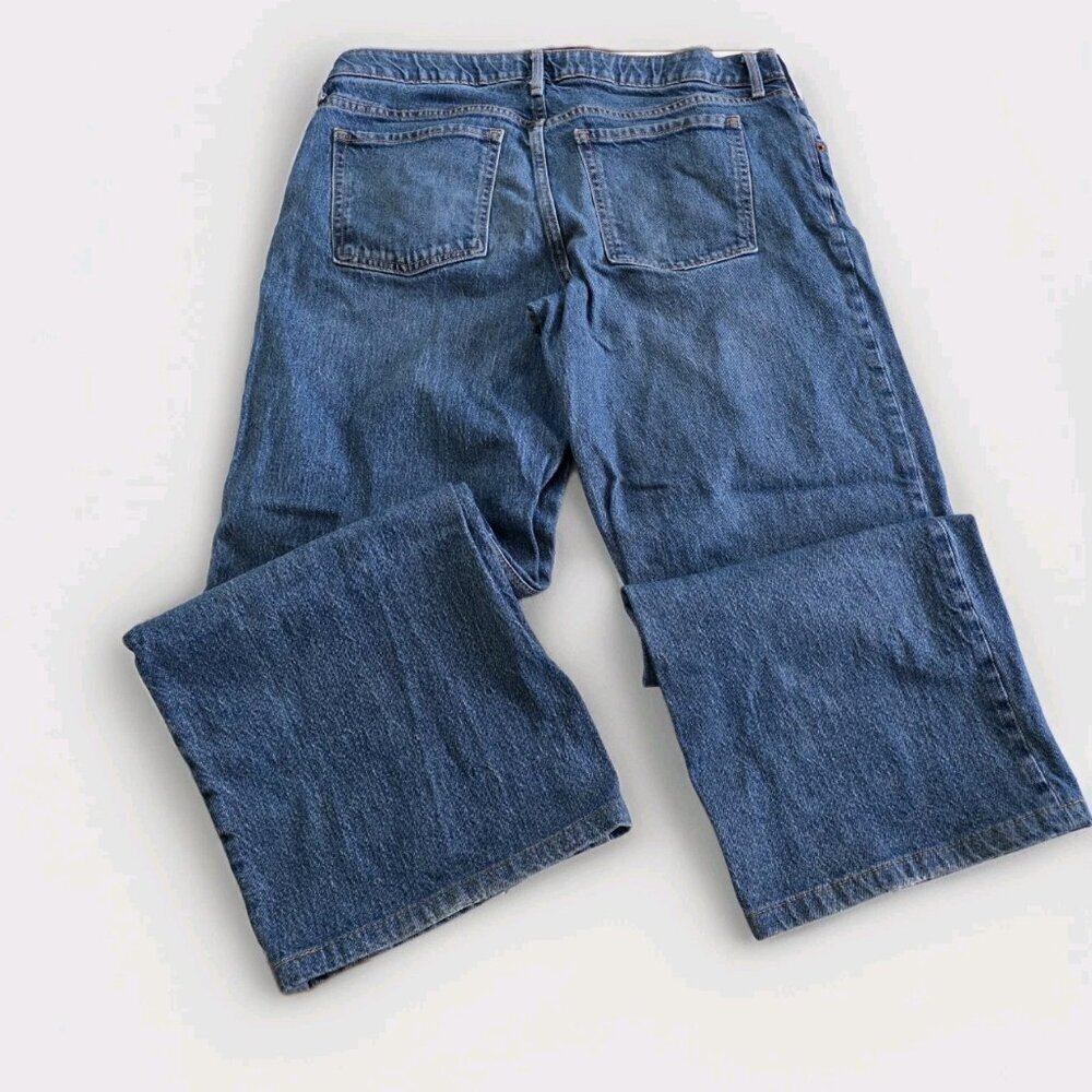 Old Navy Maternity Jean Women 10 / 10L Blue Taper High Rise Cropped Cotton Denim - Picture 9 of 16